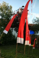 Weihnachtsfahne Balifahne 2m - 5m ohne Beschriftung 