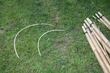 Rattanbogen für Bali-Fahne 70 cm 