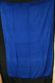 Sarong blau uni 
