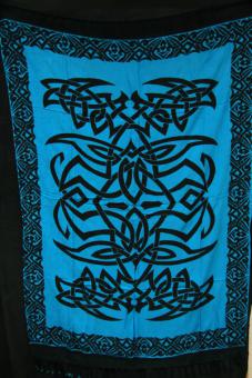 Sarong keltisch schwarz blau 