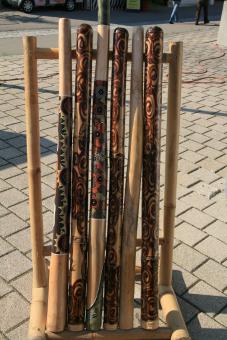 Didgeridoo Teakholz Natur geölt 