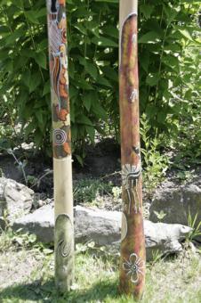 Didgeridoo Teakholz Gecko Känguruh 