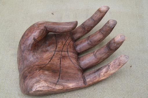Abstrakte Hand - gebende Hand 
