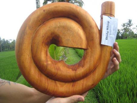 Spiralidoo Snail Didgeridoo Holz natur 