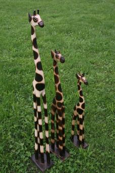 Giraffe aus Holz 