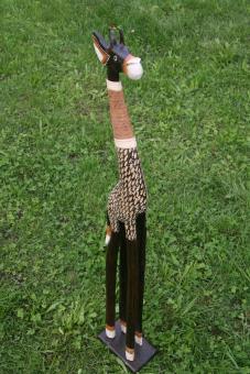 Giraffe aus Holz neu 1m 